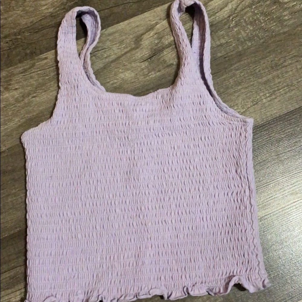 purple hollister tank